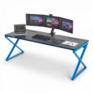 Bàn làm việc có hộp điện 200x80cm gỗ cao su ZD026