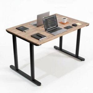 Bàn cụm 2 người có hộp điện 120x80cm gỗ plywood hệ TIO HBTO046