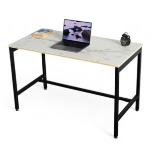 Bàn làm việc 120x60cm gỗ plywood vân giả đá hệ Slean+ BSLP003