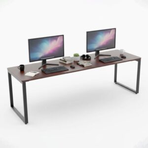 Bàn làm việc 120x50cm gỗ cao su hệ Slean HBSL045